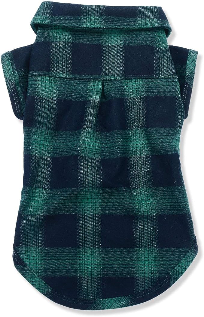 Koneseve Dog Shirt, Pet Plaid Clothes Shirt T-Shirt, Sweater Bottoming Shirt for Small Dog Cat Puppy Grid Adorable Wearing Stylish Cozy Halloween,Christmas Costumes (Green;3XL)