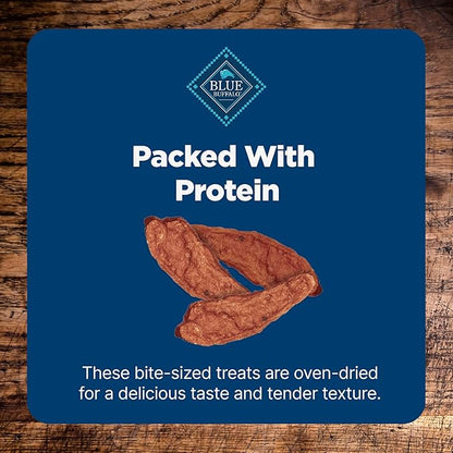 Blue Buffalo Nudges Jerky Bites Dog Treats, Made in The USA with Natural Ingredients, Bite-Sized Pieces, Chicken, 5-oz Bag (Pack of 2)