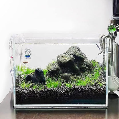 Allcolor Ultra Clear Rimless Aquarium Tank 6-60 gallons Low Iron Glass (6Gal)