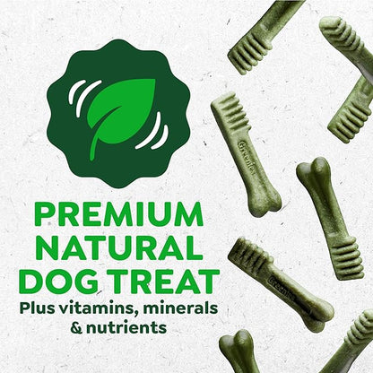 Greenies Veterinarian-Recommended Adult Natural Dental Dog Treats Regular Size, Dog Dental Chews, Original Flavor, (4) 18 Count Packs (72 Treats Total)