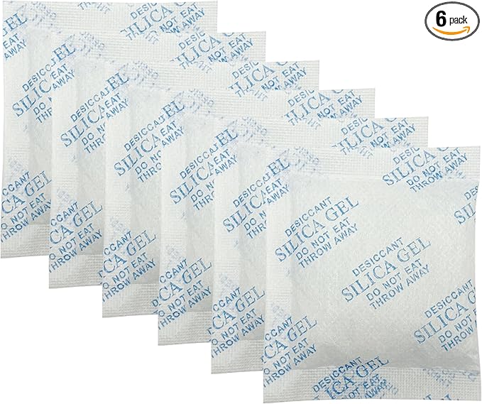 6-Pack Replacement Desiccant Bags for Voluas Automatic Pet Feeders Cat Dog Feeders Desiccant Bag (6)