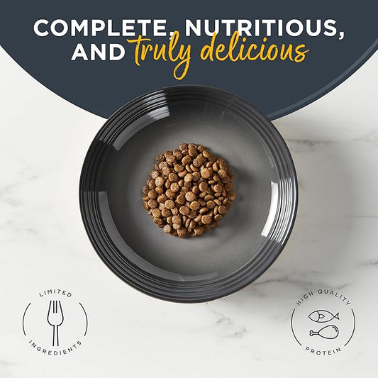 Reveal Natural Adult Dry Cat Food, High Protein, Grain Free with Added Vitamins & Minerals, Complete & Balanced Nutrition for Cats, Chicken Recipe (3 Pound Bag)