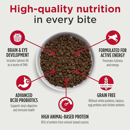 Nulo Freestyle Puppy Food - Turkey & Sweet Potato, Grain Free Dog Food Dry for Puppies, Natural, High Protein Kibble with Probiotics, DHA & Omega 3 Fatty Acids for Small and Medium Breeds, 6lb Bag