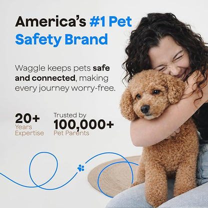 Waggle 4G Pet Temperature Monitor with GPS & AQI - No WiFi Needed - Real Time App, SMS & Email Alerts - RV, Car & Home Safety Device - Power Outage Alerts - Subscription Required