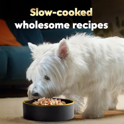 Cesar Wholesome Bowls Adult Wet Dog Food, Beef, Chicken, Carrots, Barley & Green Beans Recipe, Wet Food for Dogs, 3 oz., 10 Count