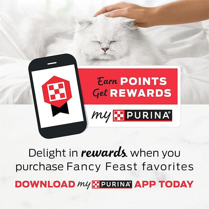 Purina Fancy Feast Dry Cat Food with Ocean Fish and Salmon - (Pack of 4) 16 oz. Bags