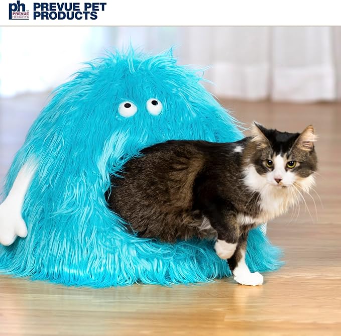 Prevue Pet Products Comfy Monster Cat and Dog Hideaway Bed 7604