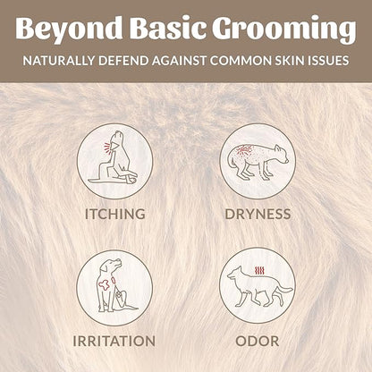 SKOUT'S HONOR Probiotic Pet Deodorizer Spray- Hydrating Daily-Use with Avocado Oil & Omega-3s, Microbiome Friendly Certiified, Paraben & Sulfate-Free, 97% Natural, 8oz, Dog of The Woods, 2-Pack