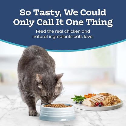 Blue Buffalo Tastefuls Natural Dry Food for Adult Indoor Cats, Chicken & Brown Rice Recipe, 15-lb. Bag
