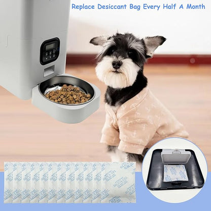 12-Pack Replacement Desiccant Bags for Voluas Automatic Pet Feeders Cat Dog Feeders Desiccant Bag (12)