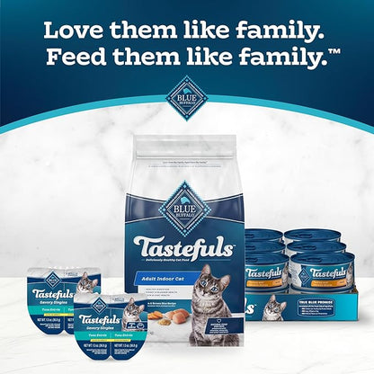 Blue Buffalo Tastefuls Adult Indoor Dry Cat Food, Chicken & Brown Rice, 3-lb Bag