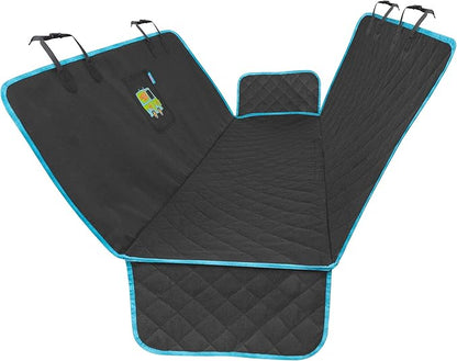 BDK Scooby Doo Dog Car Seat Cover for Back Seat – Hammock Dog Seat Protector with Storage Pocket, Heavy Duty Rear Bench with Non-Slip Stitching, Interior Covers for Auto Truck Van SUV