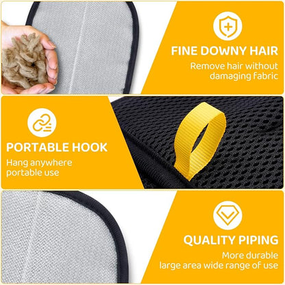 Pet Hair Removal Glove for Dogs & Cats - Upgraded Reusable Electrostatic Pet Hair Glove, Gentle Grooming Mitt, Pet Hair Remover Tool for Laundry, Couch, Carpet & Car Seat,2 Pack
