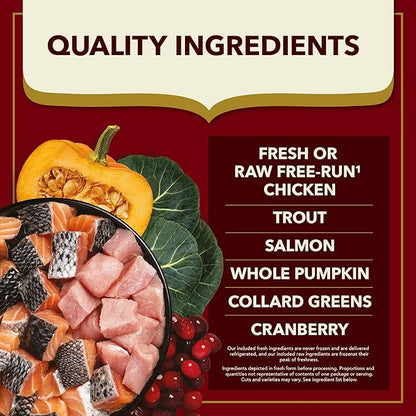 ACANA Market Medley Indoor Cat Adult Cat Food, Chicken, Trout & Salmon Recipe with Freeze-Dried Morsels Made with Chicken & Cranberry, Complete and Balanced Nutrition, 3.5 lb Bag
