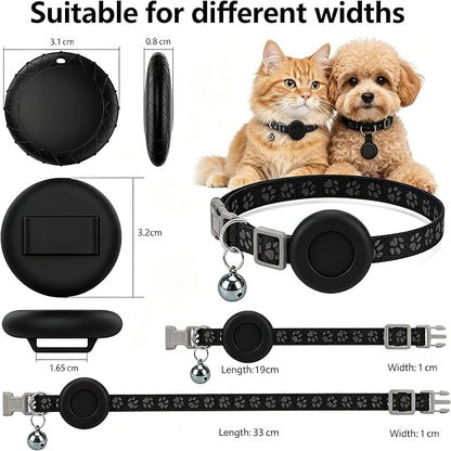 GPS Tracker for Dogs and Cats (No Subscription Required), GPS Tracker for Pet Collars, 【Apple MFi Certified】Works with iOS Find My, Global Real-Time Tracking, IP67 Waterproof, Suitable for Cats, Dogs