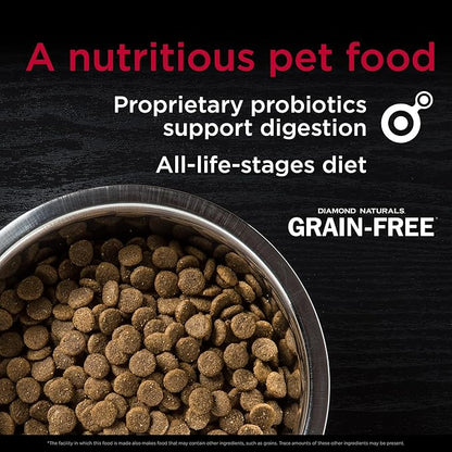 Diamond Naturals Grain-Free Recipe All Life Stages Quality Protein Dry Dog Food with Wild-Caught Whitefish and Sweet Potato 28lb