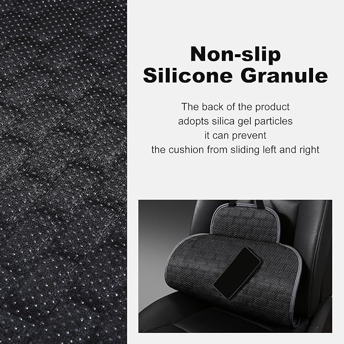 VarCozy Linen Car Seat Covers, Bottom Breathable Seat Covers for Cars for All Seasons with Non-Slip Protector, Universal Seat Covers for Cars, SUVs, Trucks
