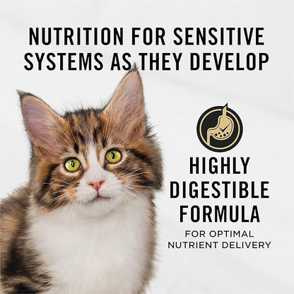 Purina Pro Plan Sensitive Skin and Stomach Kitten Food Salmon and Rice Formula - 7 lb.
