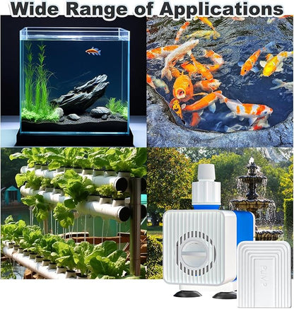 530GPH Submersible Water Pump with 6.9ft. High Lift for Fountains | with 4.9ft. Hose，Ultra-Quiet, Adjustable Flow Rate for Hydroponics, Ponds, Aquariums, and More