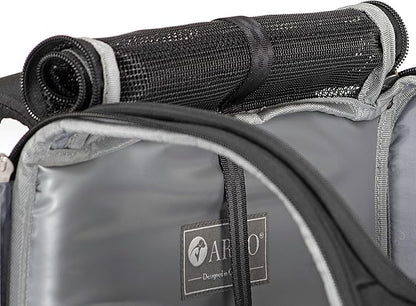Traveler's Choice Argo Tails of The Trail Pet Backpack Carrier, Black