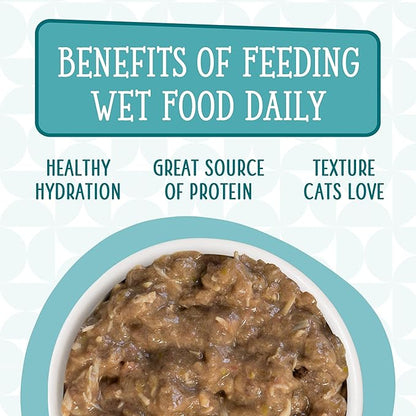 Weruva Cats in The Kitchen, Funk in The Trunk Wet Cat Food, 10oz Can (Pack of 12)