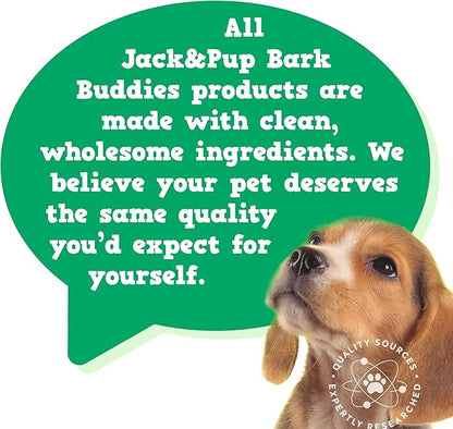 Jack&Pup Dog Allergy Chews - Bark Buddies Aller-Care Soft Chew Bites Itch Relief for Dogs & Allergy Support for Dogs - Dog Immune Supplement, Dog Skin Allergies Treatment and Anti Itch for Dogs 120ct