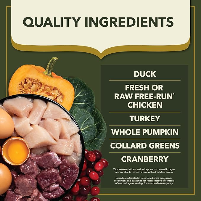 ACANA Market Medley Adult Cat Food, Duck, Chicken & Turkey Recipe with Freeze-Dried Morsels Made with Duck & Cranberry, Complete and Balanced Nutrition, 3.5 lb Bag