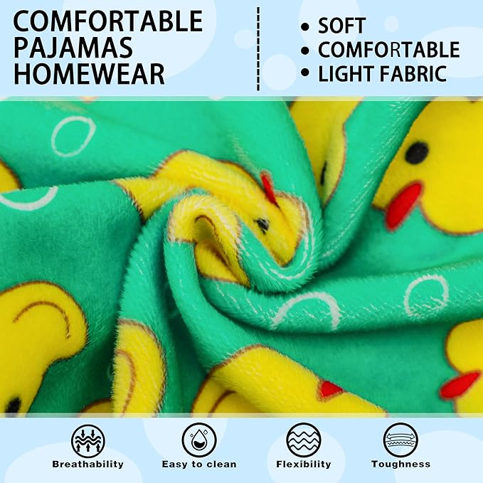 Paiaite Dog Pajamas Onesie: Comfortable Four-Legged Apparel for Small, Medium, & Large Dogs, Polyester Material for Comfort, Wrinkle Resistance, Moisture Wicking, and Stretchiness Yellow Duck 3XL