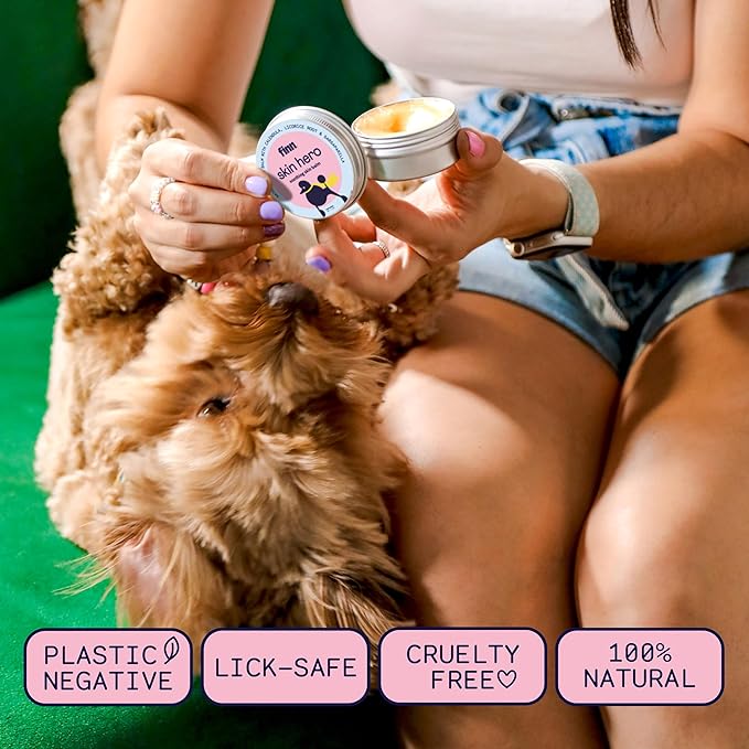 Finn Skin Hero | Revitalizing Natural Dog Skin Balm | Soothes, Strengthens & Protects from Hot Spots, Itching and Irritation - 1.75 oz