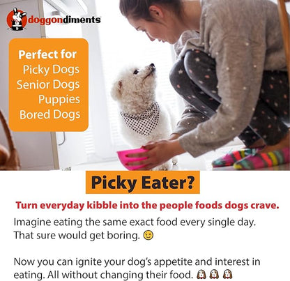Mom's Sunday Roast Beef Dog Food Topper, Fun People Food Flavors, Made in USA