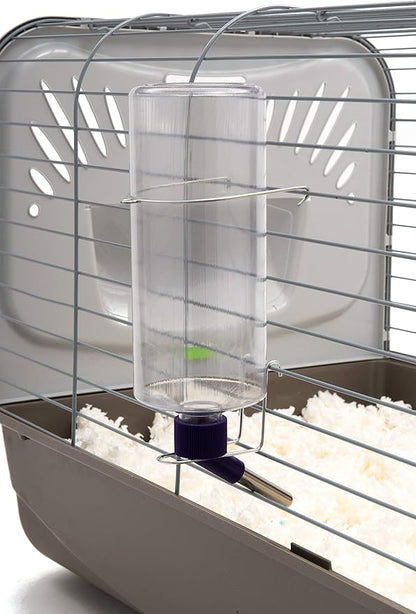Lixit Standard Cage Water Bottles for Rabbits, Ferrets, Guinea Pigs, Hamsters, Rats, Mice and Other Small Animal's (32 Ounce, Clear Pack of 2)