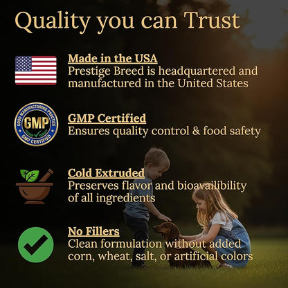 Multivitamins, Balanced Nutrition for Dachshund, 90 Count, Made in the USA with Real Bacon