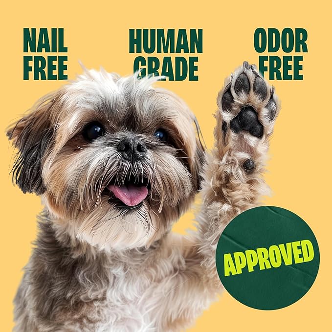 100% Natural Dehydrated Chicken Feet Peanut Butter Flavor For Dog Treats - Organic, No Rawhide, Sensitive Stomach, Nail Free, Odor Free, High Collagen, Hip Joint & Dental Health - 26 Count