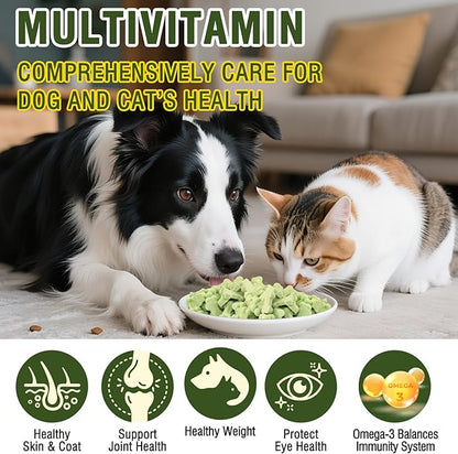 7.05 oz Freeze Dried Chicken Cat Dog Treats Liver Salmon Crunchy Healthy Biscuit Snacks Training Reward