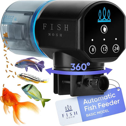 Automatic Fish Feeder for Aquarium - New Generation 2026, Auto Food Dispenser with Timer for Small Tank, Big Aquariums & Pond, Model-ML