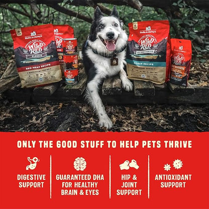 Stella & Chewy's Wild Red Dry Dog Food Raw Coated High Protein Wholesome Grains Prairie Recipe, 21 lb. Bag