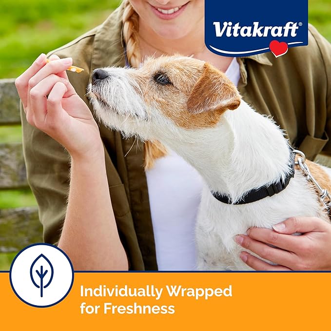 Vitakraft Treaties Dog Treat Sticks - Dog Sticks with 90% Real Chicken & Natural Smoke Flavor - Chewy & Fresh Pet Snacks for On-The-Go (Smoked Chicken, 16 Count)