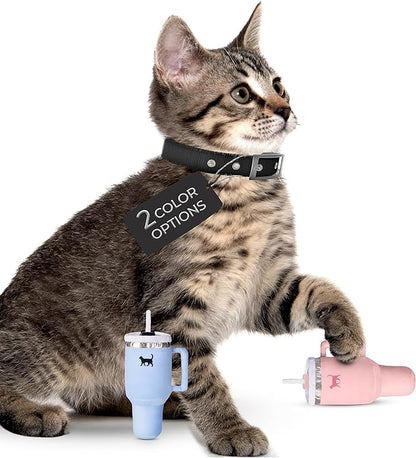 PUPROAR Kitty Cup Catnip Toy - Easter & Birthday Cat Gift Toy with Catnip & Crinkle, Funny Gift for Girl Indoor Kitten (Pink Peach Dust)