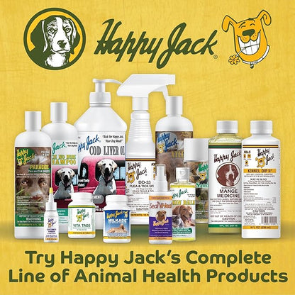 Happy Jack Skin Balm Hot Spot & Itchy Skin Relief for Dogs, Cats & Horses (4 oz), Softens, Aids Healing of Hot Spots, Fast Relief to Intense Itching, Scratching & Gnawing