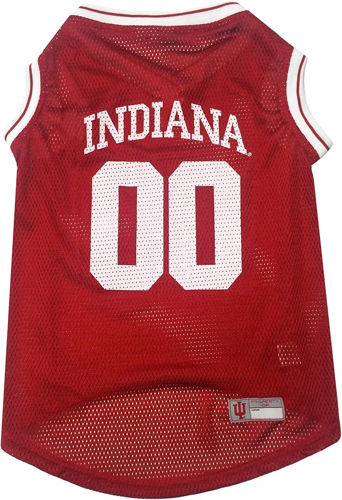 Pets First NCAA Basketball Pet Jersey INDIANA HOOSIERS Dog Jersey, Large (IND-4020-LG)