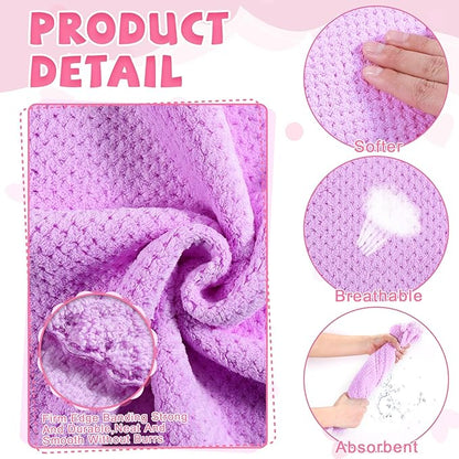 Reginary 10 Pcs Guinea Pigs Blankets Hamster Fleece Cage Liners Coral Fleece Quick Dry Soft Blankets Bedding Guinea Pig Accessories for Cat(18 x 24 Inch,Colorful)