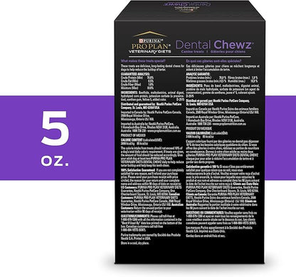 Pro Plan Veterinary Diets Dental Chewz Dog, 5 oz | Treats | Box | Pack of 2