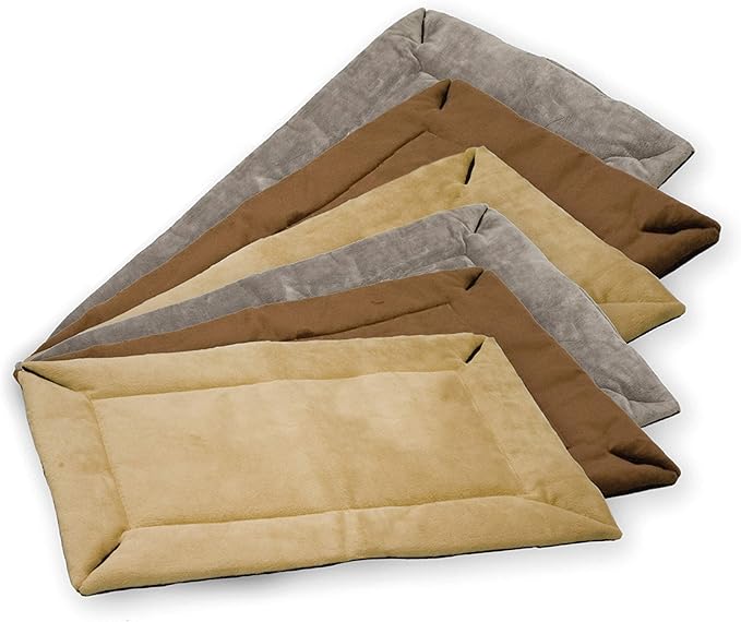 K&H Pet Products Self-Warming Dog Crate Pad, Medium Self Heated Dog & Cat Bed Mat, Portable, Machine Washable, No Electric Needed, Adjustable Fit, Non-Slip Bottom - Medium 31 X 21in Gray