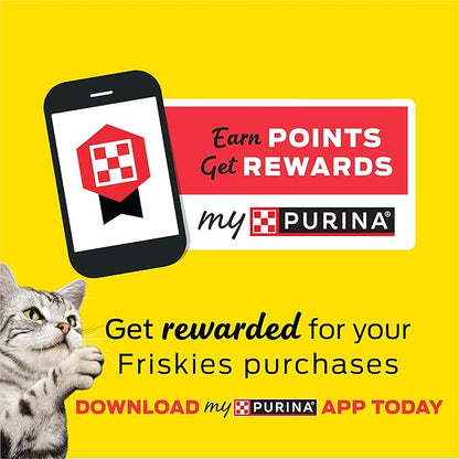 Friskies Purina Gravy Pate,Wet Cat Food Extra Gravy Pate with Chicken in Savory - 5.5 oz. Cans,(Pack of 48)