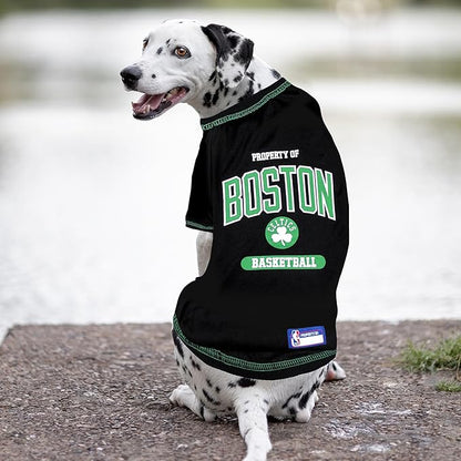 Pets First NBA Licensed Hoodies & T-shirt for Dogs & Cats, Boston Celtics, Small