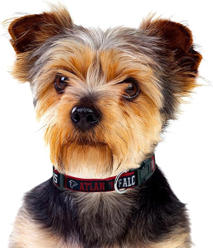 Pets First NFL Atlanta Falcons Licensed PET COLLAR, Small - Heavy-Duty, Strong, and Durable Dog Collar. Available in 31 Football Teams and 4 Sizes