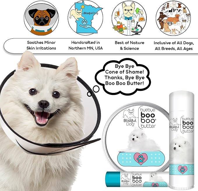 The Blissful Dog 8 oz TIN American Eskimo Booboo Butter