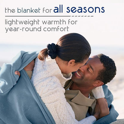 Vellux 1B05559 Orignal Full/Queen Wedgewood Blue Blanket (Pack of 2)