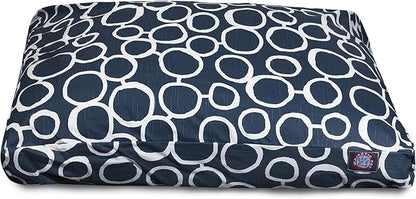 Majestic Pet Fusion Navy Small Rectangle Pet Bed