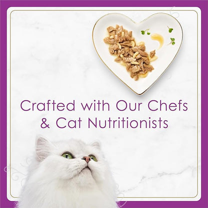 Fancy Feast Purina Gourmet Wet Cat Food Variety Pack,Petites Gravy Collection,Break-Apart tubs,48 Servings - 2.8 oz. Tubs,(Pack of 24)